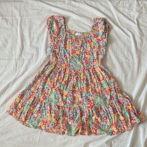 Place Multicolor Floral Kids Dress